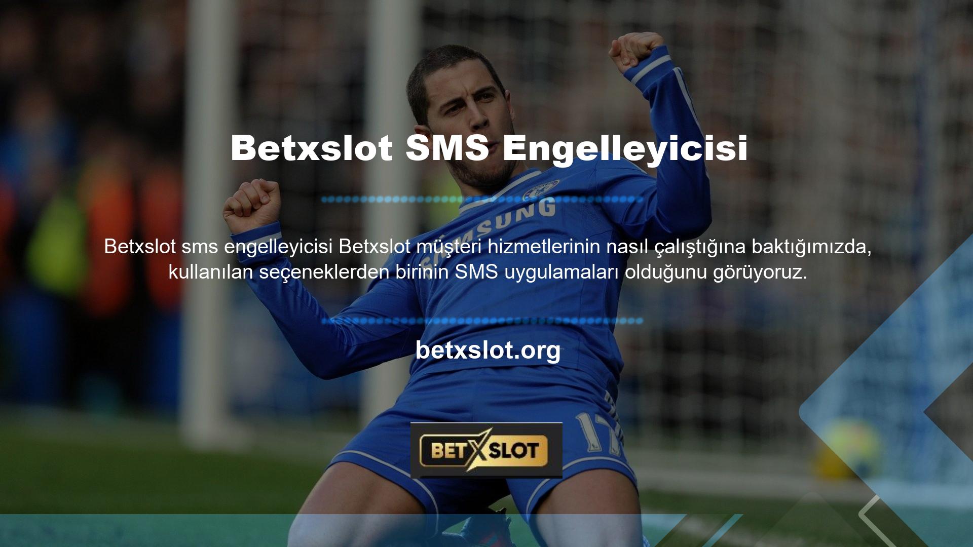 SMS uygulaması Betxslot müşteri hizmetleri tarafından cep telefonu numaranıza gönderilen SMS'tir